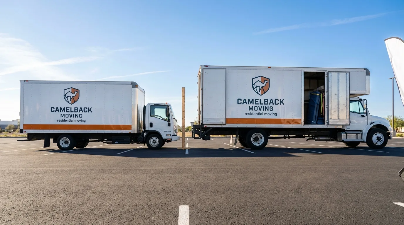 Moving truck size capacity guide in Shelbina